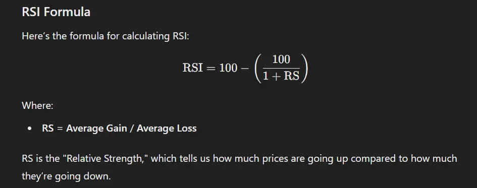 How is Relative Strength Index(RSI) Calculated? (with Formula and Simple Example)