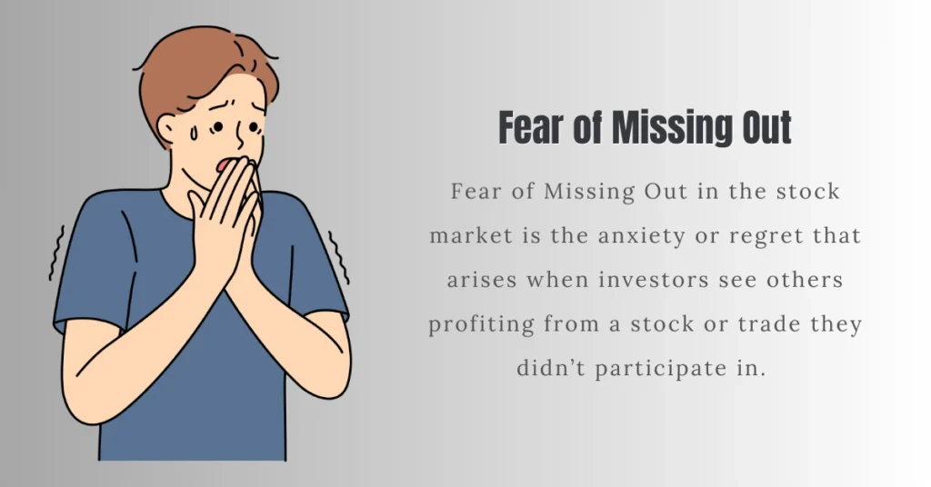 Fear of Missing Out in the Stock Market